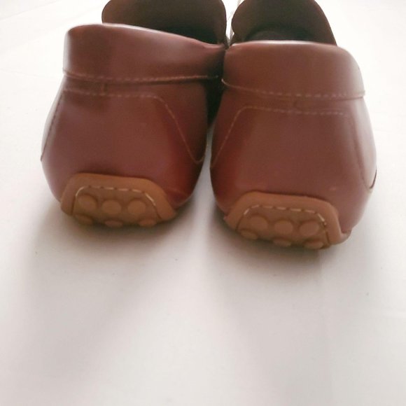 Florsheim Kids Boys Oval Penny Driver Shoes, Cognac Smooth main image 8